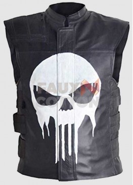 The Punisher Jon Bernthal Leather Vest
